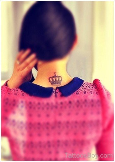 Crown Tattoo On Back