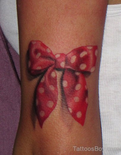 Stylish Bow Tattoo