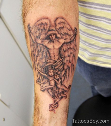 Angel Tattoo On Arm
