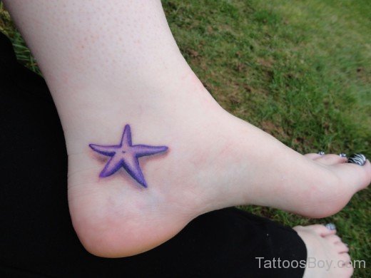 Attractive Starfish Tattoo Design