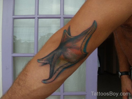 Starfish Tattoo On Bicep