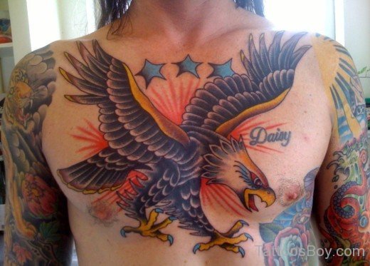  Eagle Tattoo On Chest