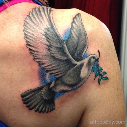 Awesome Dove Tattoo Design