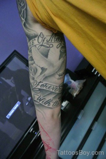Nice Dove Tattoo Design