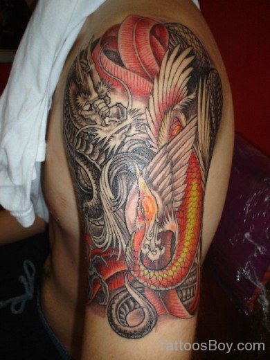 Dragon Tattoo Design On Bicep
