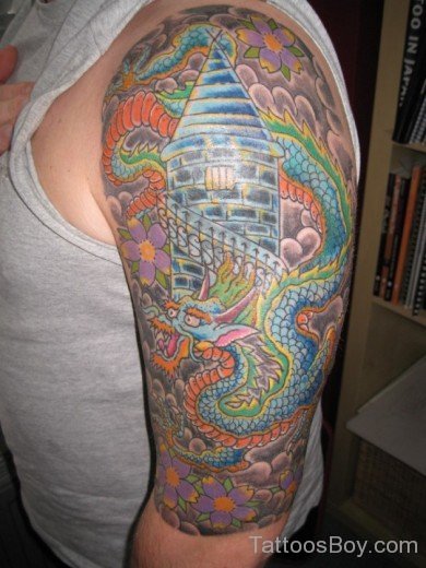 Dragon Tattoo Design On Shoulder