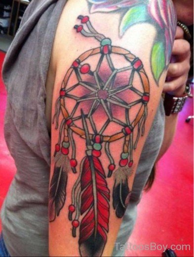 Dreamcatcher Tattoo  Design On Shoulder