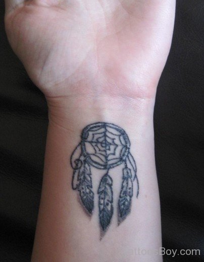 Dreamcatcher Tattoo On Wrist