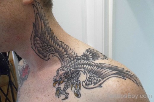 Eagle  Tattoo On Shoulder