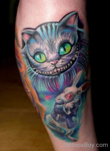 Elegant Cat Tattoo