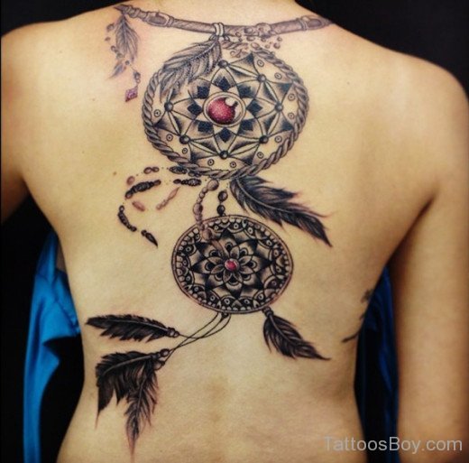 Elegant Dreamcatcher Tattoo Design