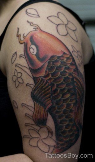 Elegant Fish Tattoo Design