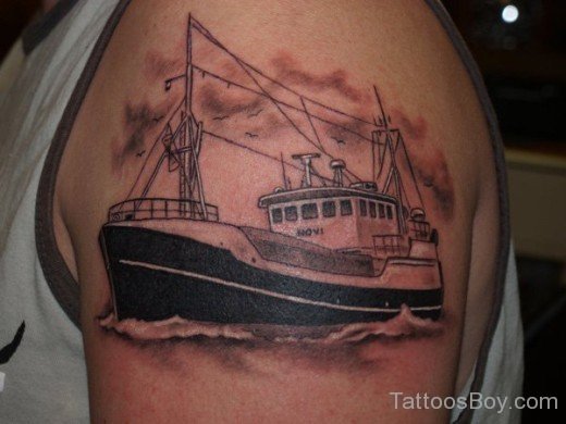 Fishing  Boat Tattoo