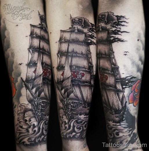 Ghost Ship Tattoo