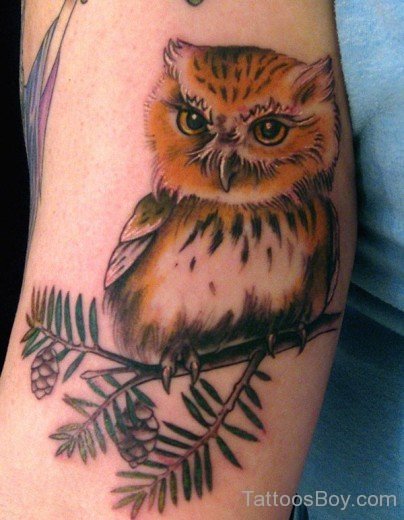 Nice Owl Tattoo Design