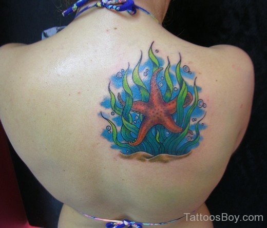 Starfish Tattoo On Back
