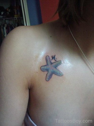 Starfish Tattoo On Chest