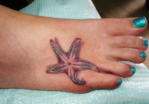 Elegant Starfish Tattoo 