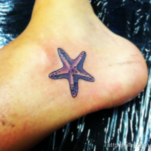 Starfish Tattoo On Ankle