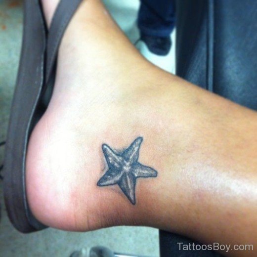 Starfish Tattoo On Ankle