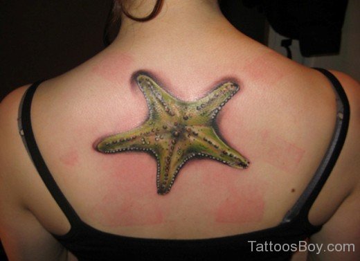 Starfish Tattoo On Back