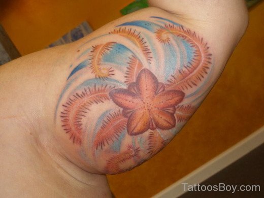 Starfish Tattoo On Bicep