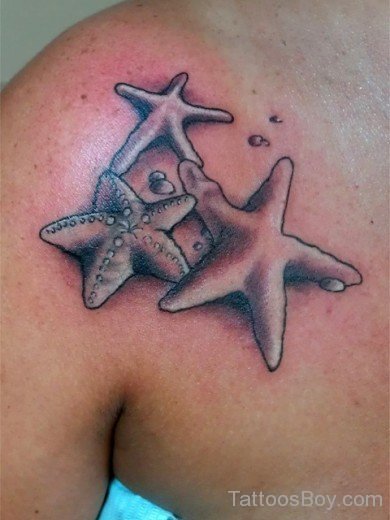 Starfish Tattoo On Chest