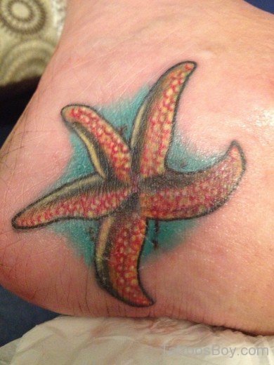 Starfish Tattoo On Elbow
