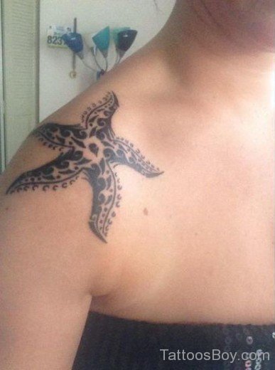 Starfish Tattoo On Shoulder