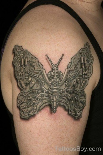 Steampunk Butterfly Tattoo