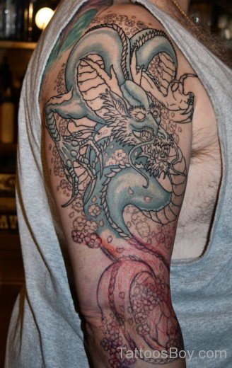 Stylish Dragon Tattoo