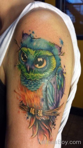 Awesome  Owl Tattoo