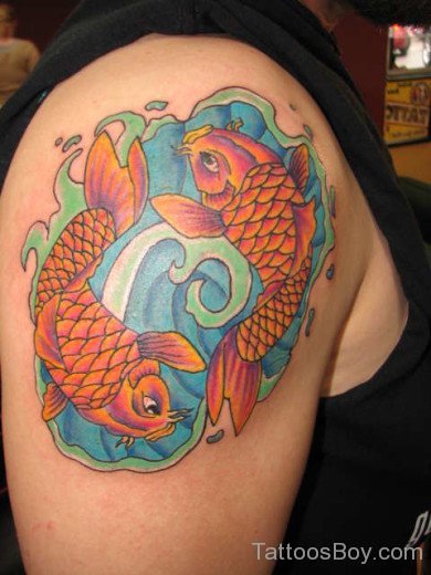 Stylish Fish Tattoo 