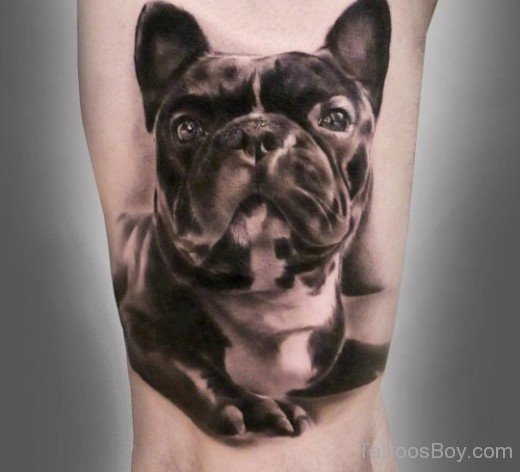 Stylish Dog Tattoo