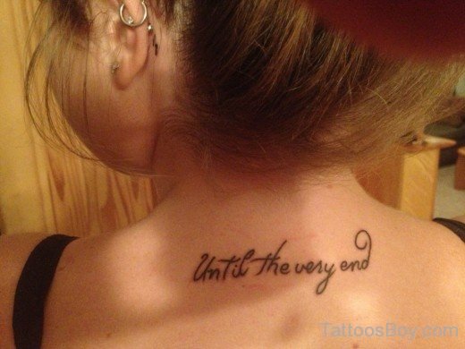 Until The Very End
