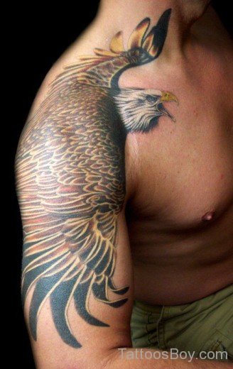 Elegant Eagle Tattoo Design 