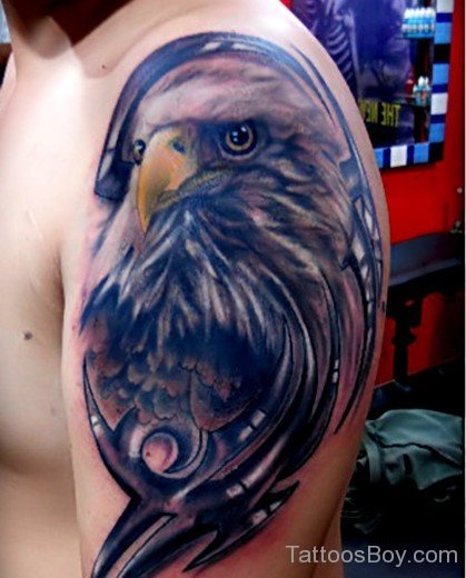 Eagle Tattoo On Shoulder