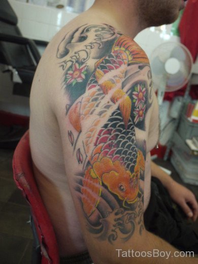 Fish Tattoo  On Bicep