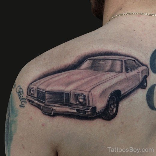 Car Tattoo Design On Back