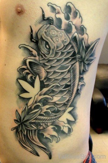 Dark Koi Fish Tattoo