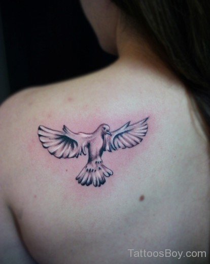 Elegant Dove Tattoo