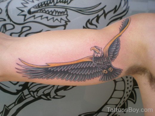 Eagle Tattoo Design On Bicep