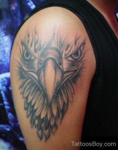 Eagle Tattoo On Shoulder