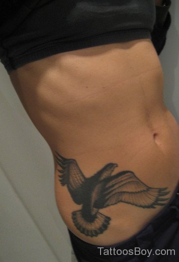 Eagle Tattoo On Waist