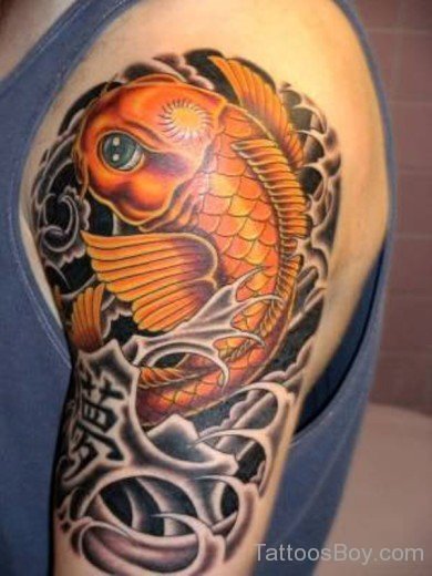 Fantastic Fish Tattoo Design 
