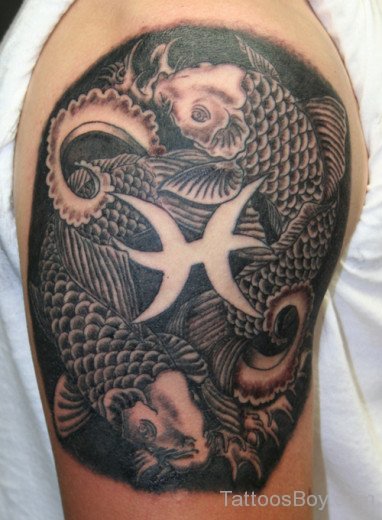 Fish Tattoo Design On Shoulder