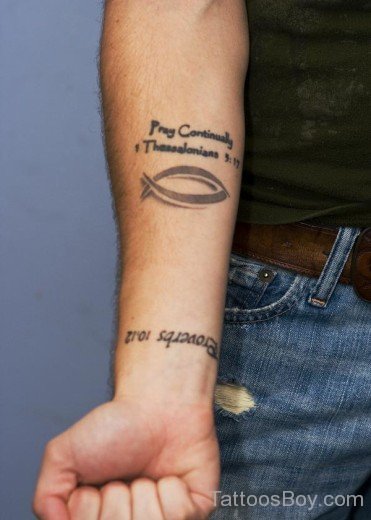 Fish Tattoo Design On Arm