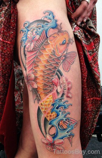 Awesome Fish Tattoo Design 