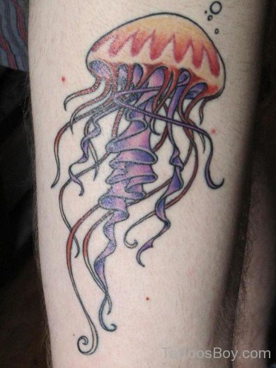 Jelly Fish Tattoo Design