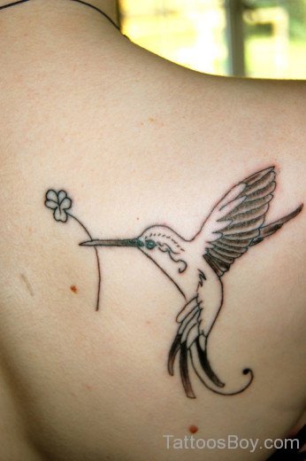 Nice Hummingbird Tattoo Design